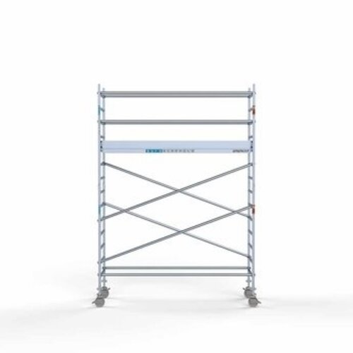 Euroscaffold Gerüstanhänger + Rollgerüst komplett 90 x 305 x 5,2 m Arbeitshöhe