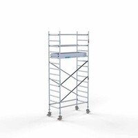 Euroscaffold Gerüstanhänger + Rollgerüst komplett 90 x 250 x 5,2 m Arbeitshöhe