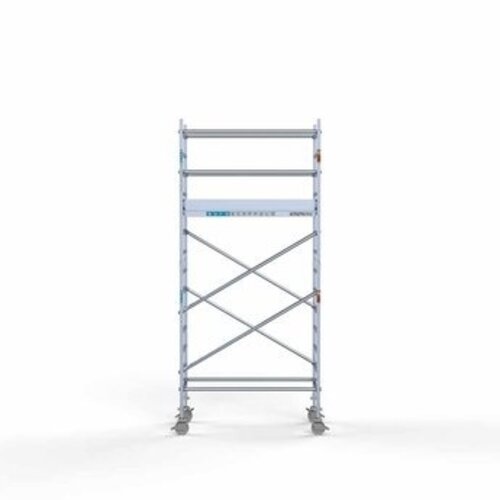 Euroscaffold Gerüstanhänger + Rollgerüst komplett 90 x 250 x 5,2 m Arbeitshöhe