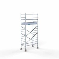 Euroscaffold Gerüstanhänger + Rollgerüst komplett 90 x 190 x 5,2 m Arbeitshöhe