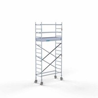 Euroscaffold Gerüstanhänger + Rollgerüst komplett 75 x 190 x 5,2 m Arbeitshöhe
