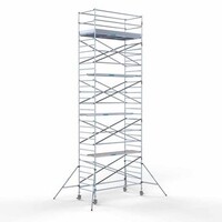 Euroscaffold Gerüstanhänger + Rollgerüst komplett 135 x 305 x 10,2 m Arbeitshöhe
