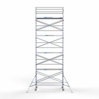 Euroscaffold Gerüstanhänger + Rollgerüst komplett 135 x 305 x 10,2 m Arbeitshöhe