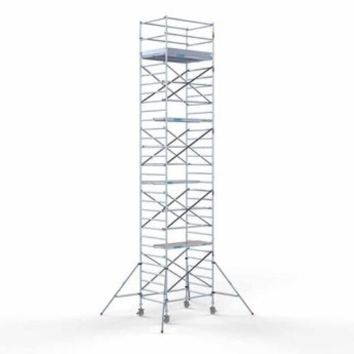 Euroscaffold Gerüstanhänger + Rollgerüst komplett 135 x 190 x 10,2 m Arbeitshöhe