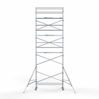 Euroscaffold Gerüstanhänger + Rollgerüst komplett 90 x 305 x 10,2 m Arbeitshöhe