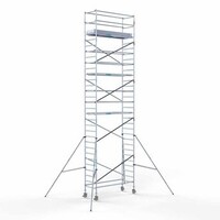 Euroscaffold Gerüstanhänger + Rollgerüst komplett 90 x 250 x 10,2 m Arbeitshöhe