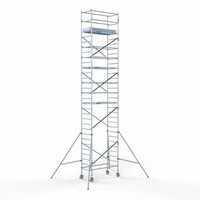 Euroscaffold Gerüstanhänger + Rollgerüst komplett 90 x 190 x 10,2 m Arbeitshöhe