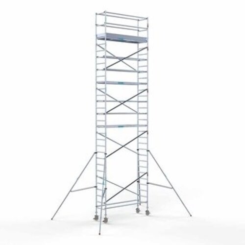 Euroscaffold Gerüstanhänger + Rollgerüst komplett 75 x 250 x 10,2 m Arbeitshöhe