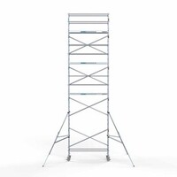 Euroscaffold Gerüstanhänger + Rollgerüst komplett 75 x 250 x 10,2 m Arbeitshöhe