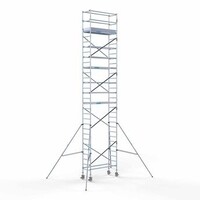 Euroscaffold Gerüstanhänger + Rollgerüst komplett 75 x 190 x 10,2 m Arbeitshöhe
