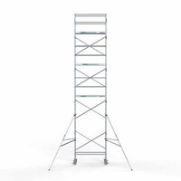 Euroscaffold Gerüstanhänger + Rollgerüst komplett 75 x 190 x 10,2 m Arbeitshöhe