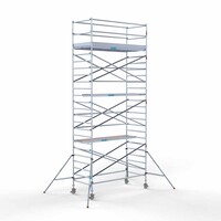 Euroscaffold Gerüstanhänger + Rollgerüst komplett 135 x 305 x 8,2 m Arbeitshöhe