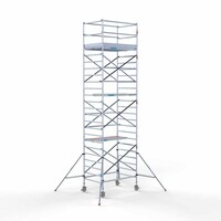 Euroscaffold Gerüstanhänger + Rollgerüst komplett 135 x 190 x 8,2 m Arbeitshöhe