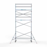 Euroscaffold Gerüstanhänger + Rollgerüst komplett 90 x 305 x 8,2 m Arbeitshöhe