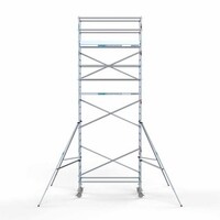 Euroscaffold Gerüstanhänger + Rollgerüst komplett 90 x 250 x 8,2 m Arbeitshöhe