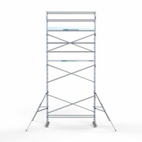 Euroscaffold Gerüstanhänger + Rollgerüst komplett 75 x 305 x 8,2 m Arbeitshöhe