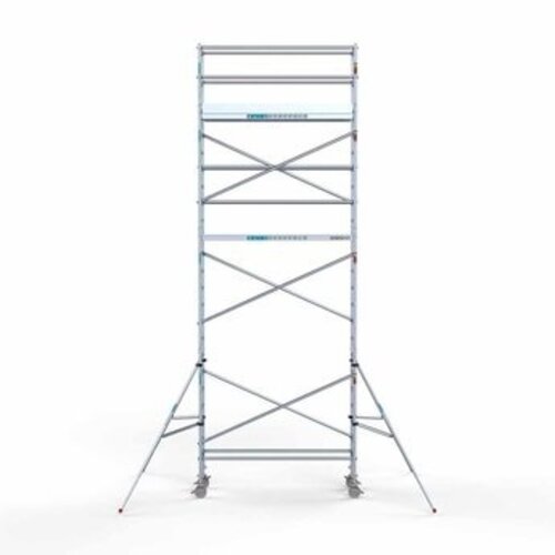 Euroscaffold Gerüstanhänger + Rollgerüst komplett 75 x 250 x 8,2 m Arbeitshöhe