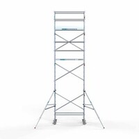 Euroscaffold Gerüstanhänger + Rollgerüst komplett 75 x 190 x 8,2 m Arbeitshöhe