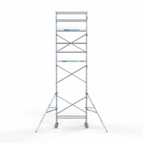 Euroscaffold Gerüstanhänger + Rollgerüst komplett 75 x 190 x 8,2 m Arbeitshöhe