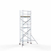 Euroscaffold Basis Rollgerüst 90 x 190 x 7,2m Arbeitshöhe mit leichter Plattform