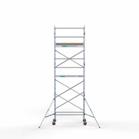 Euroscaffold Basis Rollgerüst 90 x 190 x 7,2m Arbeitshöhe mit leichter Plattform