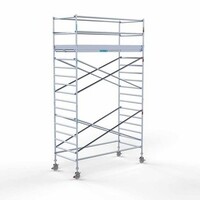 Euroscaffold Gerüstanhänger + Rollgerüst komplett 135 x 305 x 6,2 m Arbeitshöhe