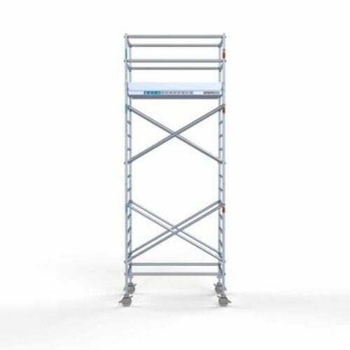 Euroscaffold Gerüstanhänger + Rollgerüst komplett 135 x 190 x 6,2 m Arbeitshöhe