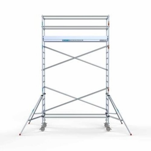 Euroscaffold Gerüstanhänger + Rollgerüst komplett 90 x 305 x 6,2 m Arbeitshöhe