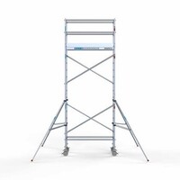 Euroscaffold Gerüstanhänger + Rollgerüst komplett 75 x 190 x 6,2 m Arbeitshöhe