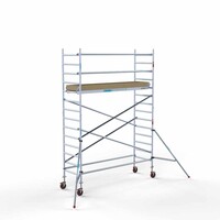 Euroscaffold Basis-Rollgerüst 90 x 305 x 5,2 m Arbeitshöhe mit leichter Plattform