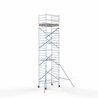 Euroscaffold Gerüstanhänger + Basis-Rollgerüst 135 x 190 x 9,2 m