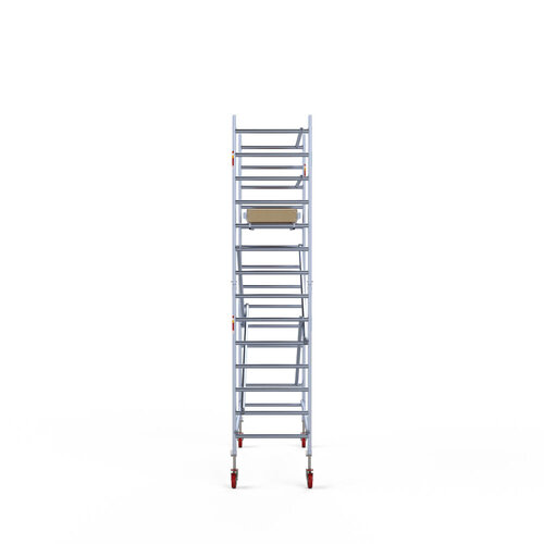 Basis-Rollgerüst 90 x 250 x 5,2 m Arbeitshöhe mit leichter Plattform Euroscaffold Basis-Rollgerüst 90 x 250 x 5,2 m Arbeitshöhe mit leichter Plattform