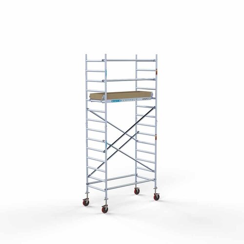 Euroscaffold Basis-Rollgerüst 90 x 190 x 5,2m Arbeitshöhe mit leichter Plattform