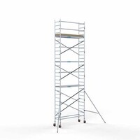 Euroscaffold Gerüstanhänger + Basis-Rollgerüst 75 x 250 x 9,2 m