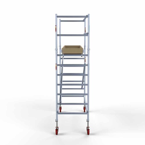 Euroscaffold Basis-Rollgerüst 90 x 250 x 4,2 m Arbeitshöhe mit leichter Plattform