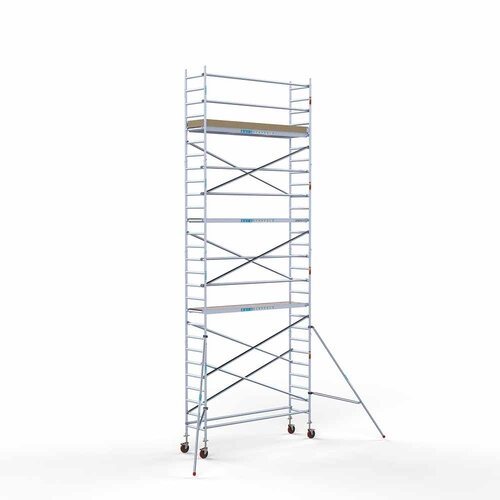 Euroscaffold Basis-Rollgerüst 75 x 305 x 9,2 m Arbeitshöhe mit leichter Plattform