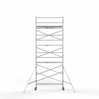 Euroscaffold Basis-Rollgerüst 75 x 305 x 9,2 m Arbeitshöhe mit leichter Plattform