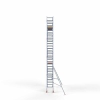 Euroscaffold Basis-Rollgerüst 75 x 305 x 9,2 m Arbeitshöhe mit leichter Plattform
