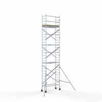 Euroscaffold Basis-Rollgerüst 75 x 190 x 9,2 m Arbeitshöhe mit leichter Plattform