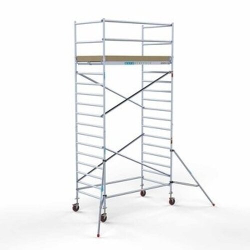 Euroscaffold Gerüstanhänger + Basis-Rollgerüst 135 x 250 x 7,2 m