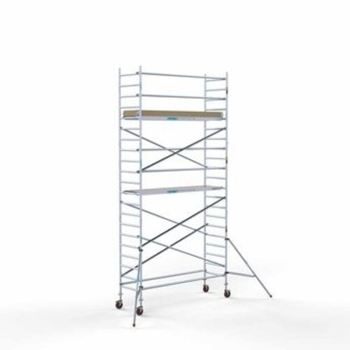 Euroscaffold Gerüstanhänger + Basis-Rollgerüst 90 x 305 x 7,2 m