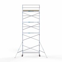 Euroscaffold Basis-Rollgerüst 75 x 305 x 10,2 m Arbeitshöhe mit leichter Plattform