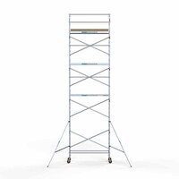 Euroscaffold Basis-Rollgerüst 75 x 250 x 10,2 m Arbeitshöhe mit leichter Plattform