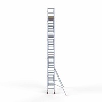 Euroscaffold Basis-Rollgerüst 75 x 250 x 10,2 m Arbeitshöhe mit leichter Plattform