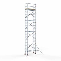 Euroscaffold Basis-Rollgerüst 75 x 190 x 10,2 m Arbeitshöhe mit leichter Plattform