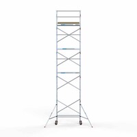 Euroscaffold Basis-Rollgerüst 75 x 190 x 10,2 m Arbeitshöhe mit leichter Plattform
