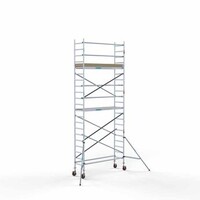 Euroscaffold Gerüstanhänger + Basis-Rollgerüst 75 x 250 x 7,2 m