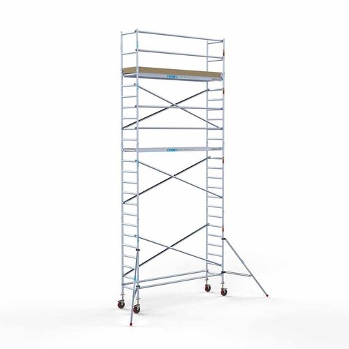 Euroscaffold Basis-Rollgerüst 75 x 305 x 8,2 m Arbeitshöhe mit leichter Plattform