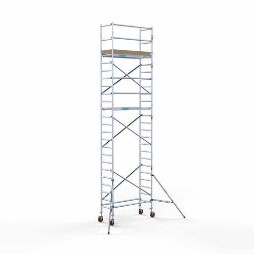 Euroscaffold Basis-Rollgerüst 75 x 190 x 8,2 m Arbeitshöhe mit leichter Plattform