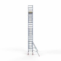 Euroscaffold Basis-Rollgerüst 75 x 190 x 8,2 m Arbeitshöhe mit leichter Plattform